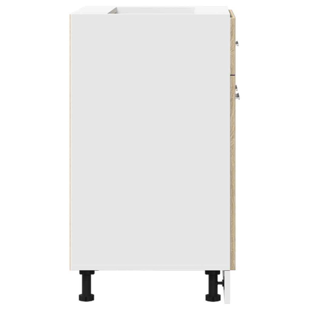 Schubunterschrank Lyon Sonoma-Eiche 60x46x81,5 cm Holzwerkstoff