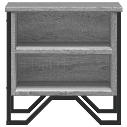 Nachttisch Grau Sonoma 40x30x40 cm Holzwerkstoff