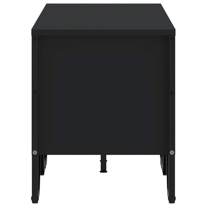 TV-Schrank Schwarz 122x34x41 cm Holzwerkstoff