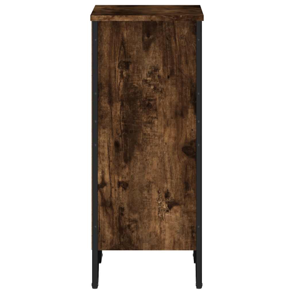 Bücherregal Räuchereiche 50x31x74,5 cm Holzwerkstoff