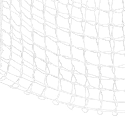 Heunetze 2 Stk. Rund Weiß 75x50 cm PP