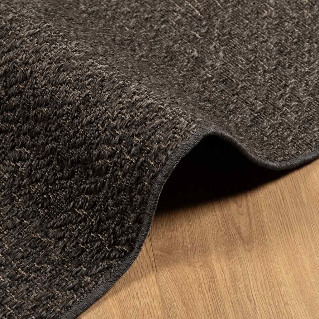 Teppich ZIZUR Anthrazit 140x200cm Jute-Optik Indoor und Outdoor