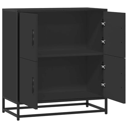 Sideboard Schwarz 68x35x76 cm Holzwerkstoff