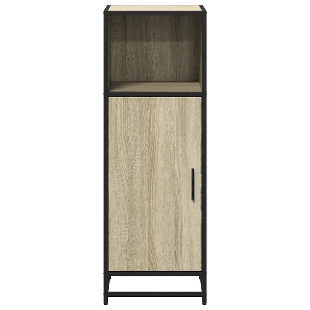 Badezimmerschrank Sonoma-Eiche 35x37,5x100 cm Holzwerkstoff