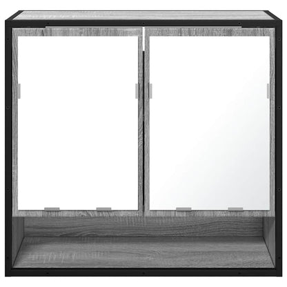 Bad-Spiegelschrank Grau Sonoma 65x20x60 cm Holzwerkstoff