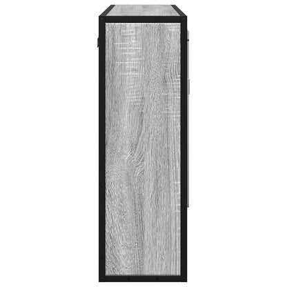 Bad-Spiegelschrank Grau Sonoma 65x20x60 cm Holzwerkstoff
