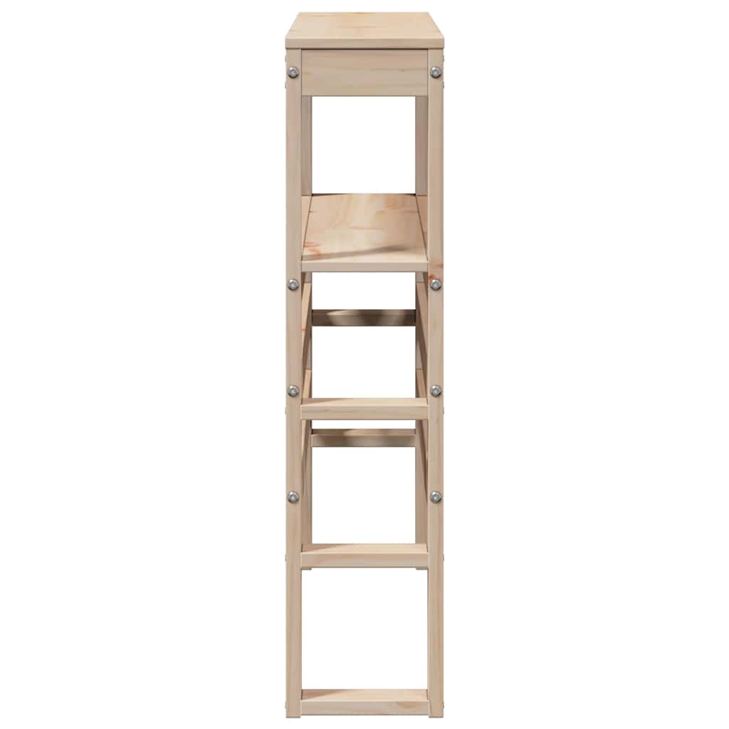 Kopfteil mit Ablagen 100 cm Massivholz Kiefer