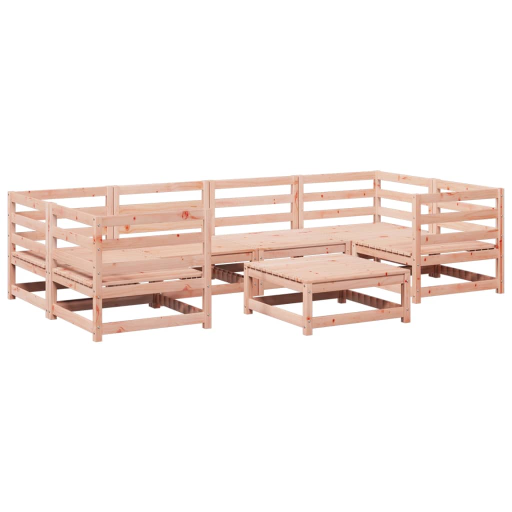 7-tlg. Garten-Sofagarnitur Massivholz Douglasie