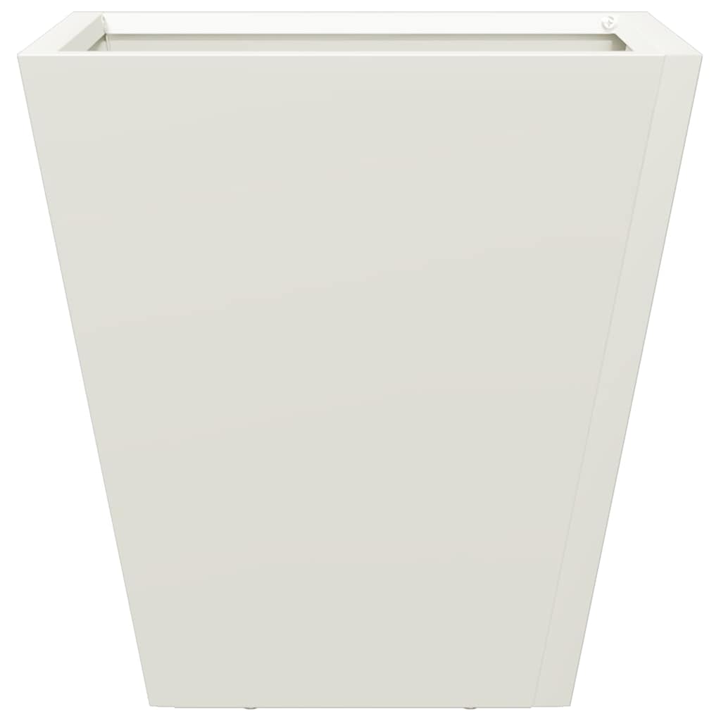 Pflanzkübel Weiß 30x30x30 Stahl