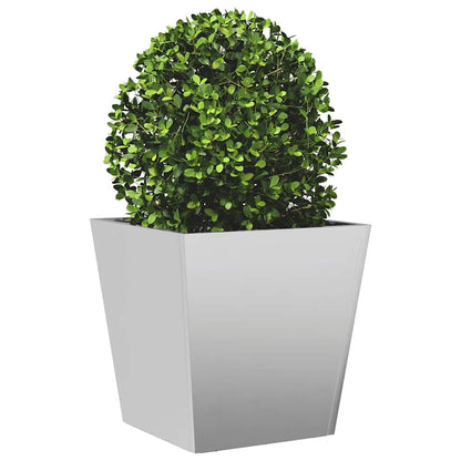 Pflanzkübel 40x40x40 cm Verzinkter Stahl