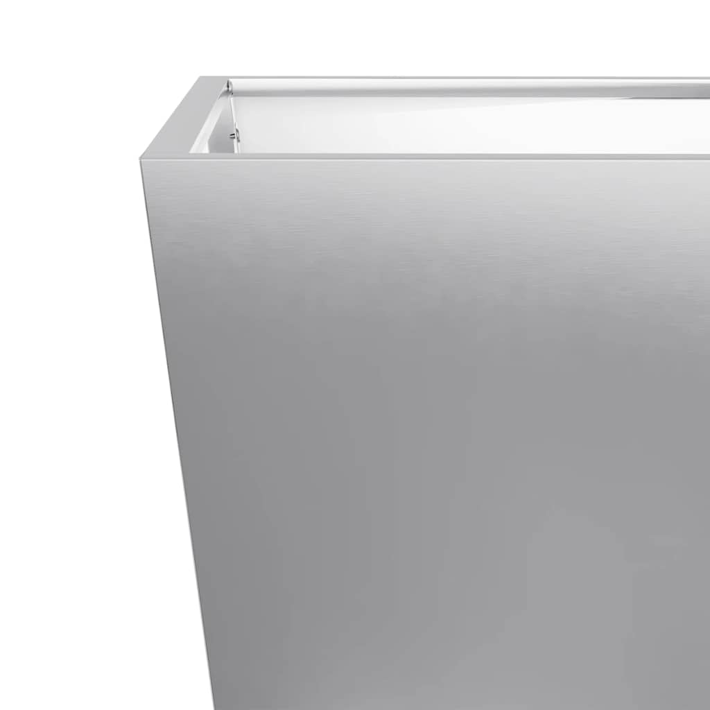 Pflanzkübel 2 Stk. 40x40x40 cm Verzinkter Stahl