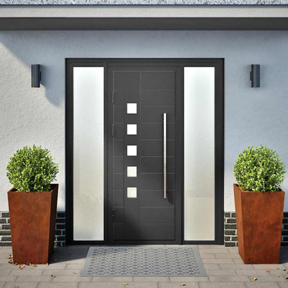 Pflanzkübel 2 Stk. 45x45x75 cm Wetterfester Stahl