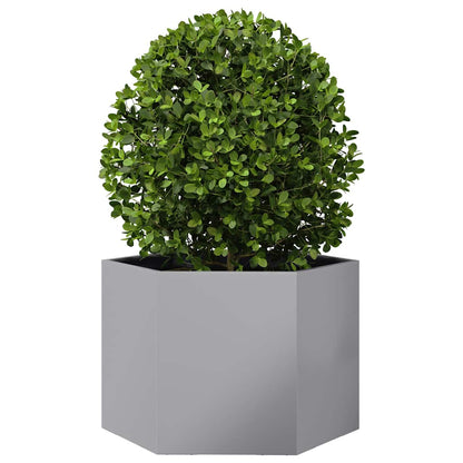Pflanzkübel Sechseckig 69x60x45 Verzinkter Stahl