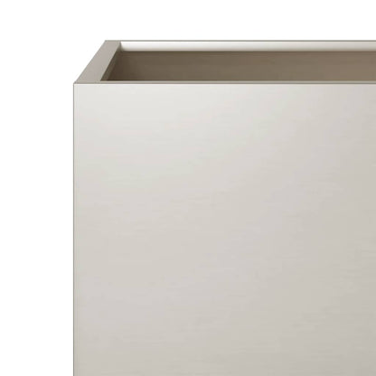 Pflanzkübel 2 Stk. 30x30x30 cm Wetterfester Stahl