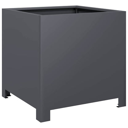 Pflanzkübel Anthrazit 40x40x40 Stahl