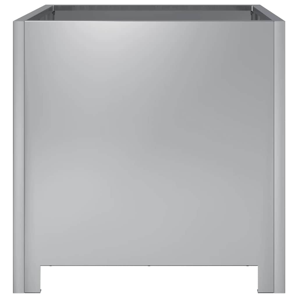 Pflanzkübel 2 Stk. 40x40x40 cm Verzinkter Stahl