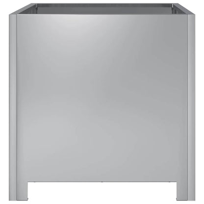 Pflanzkübel 2 Stk. 40x40x40 cm Verzinkter Stahl