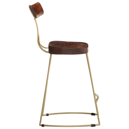 Barhocker 2 Stk. 49x43x79 cm Mango Massivholz