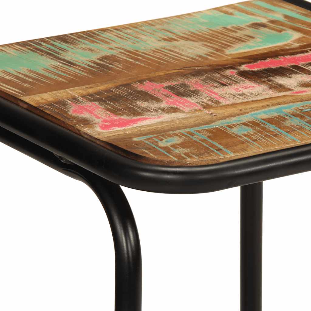 Barhocker 2 Stk. 46x35,5x70 cm Altholz Massivholz