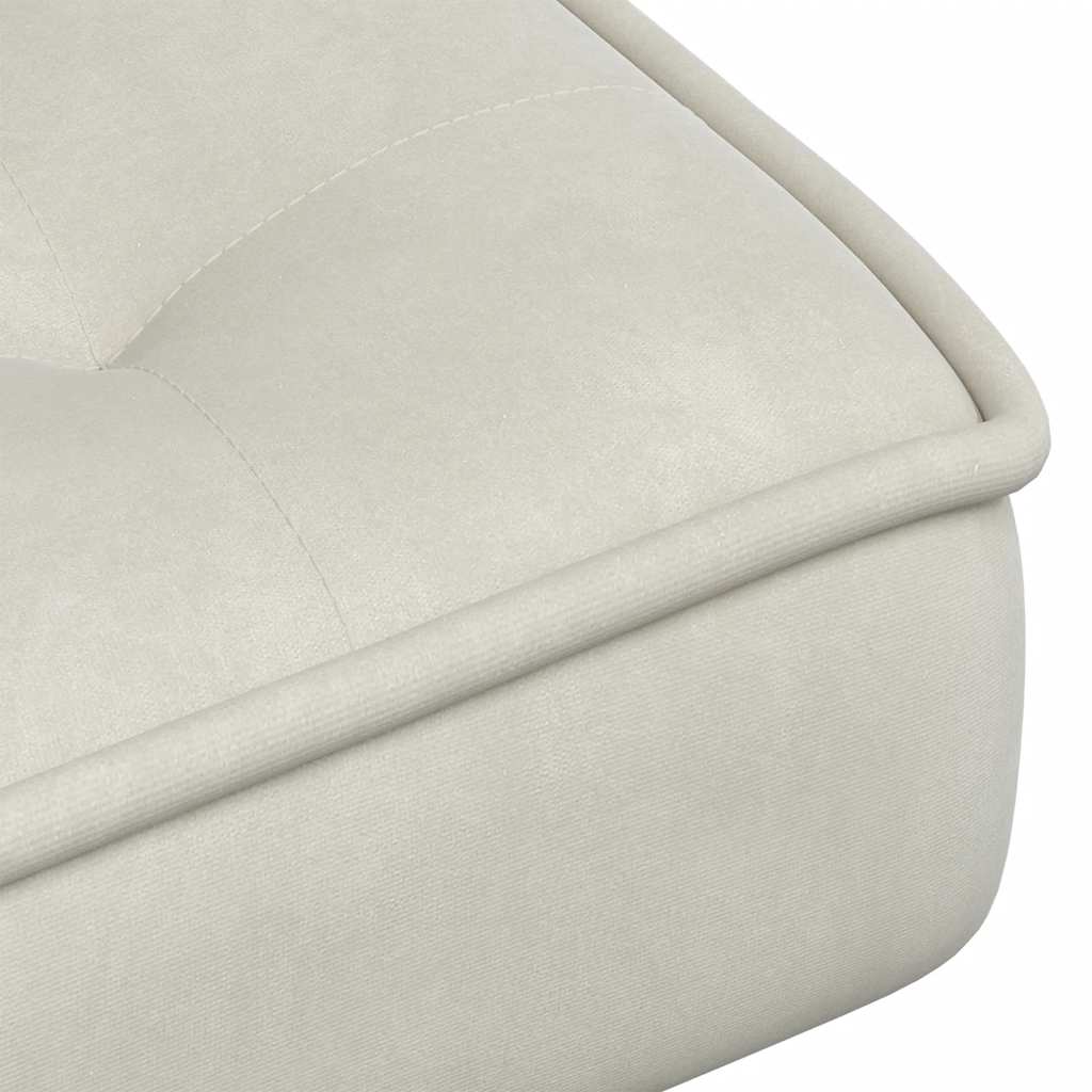 Relaxsessel Creme 64x74x84 cm Samt