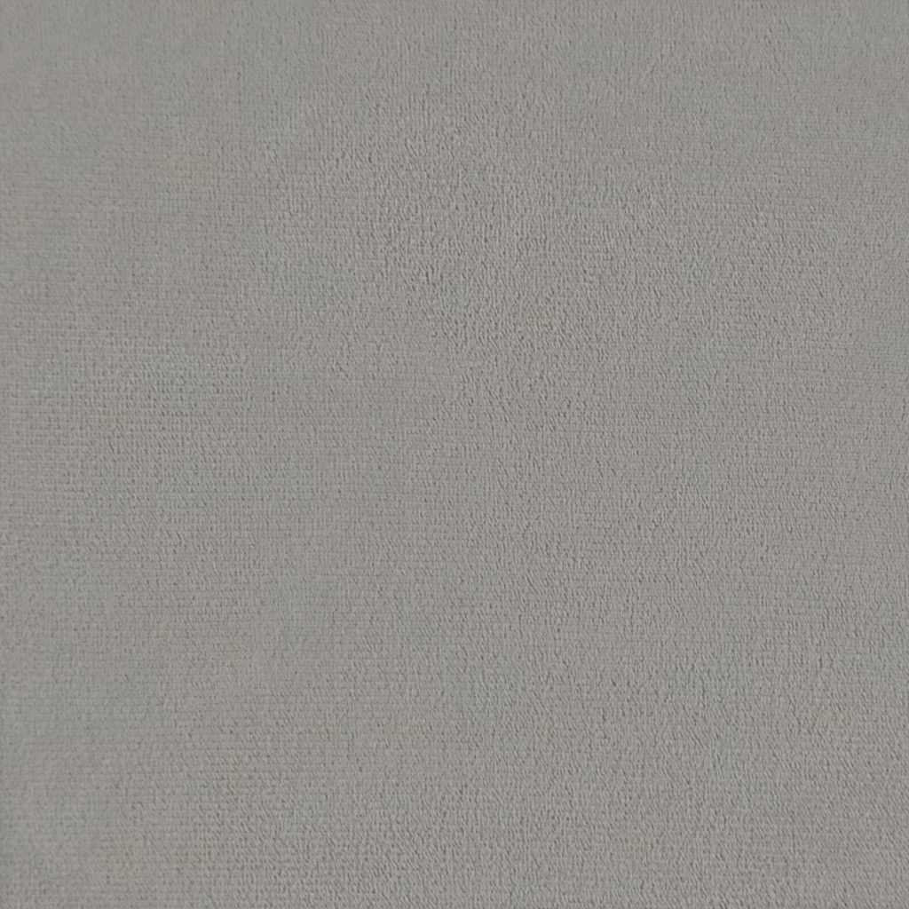 Relaxsessel mit Hocker Hellgrau Samt