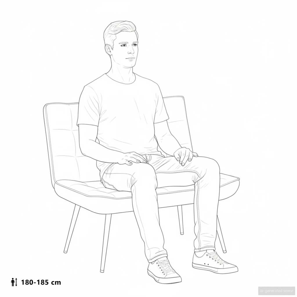 Sitzbank Blau 110x74x84 cm Samt