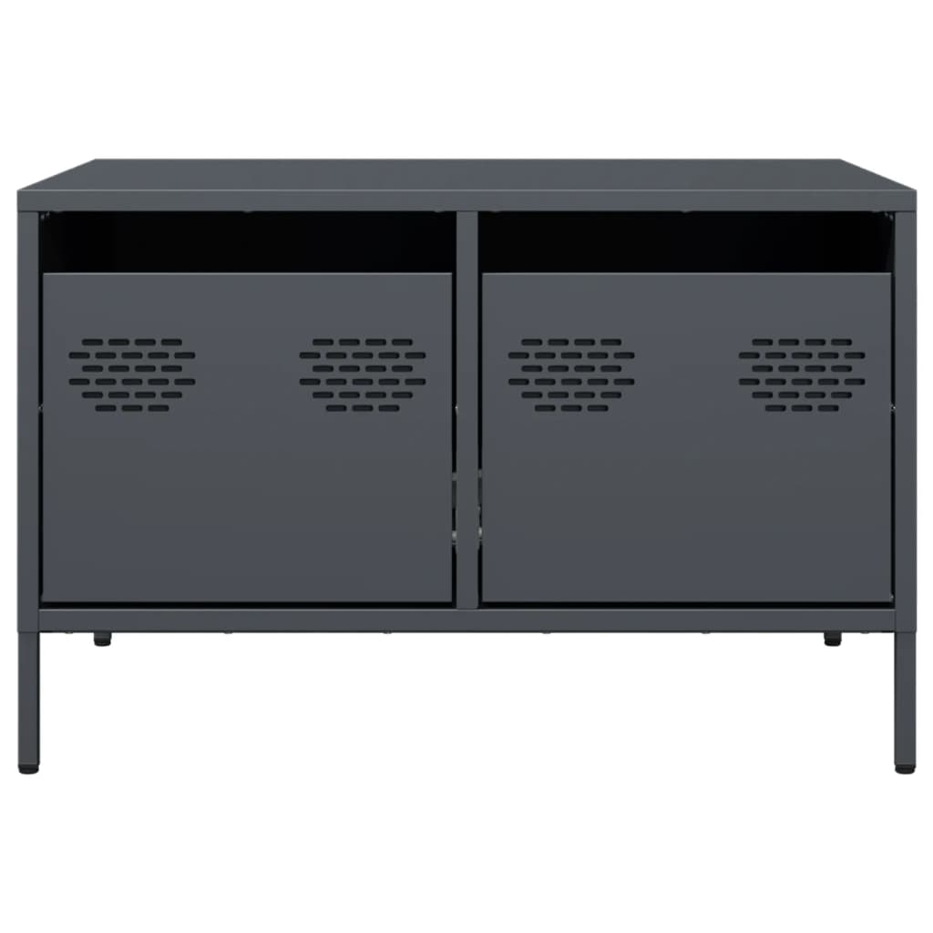 TV-Schrank Anthrazit 68x50x43,5 cm Kaltgewalzter Stahl