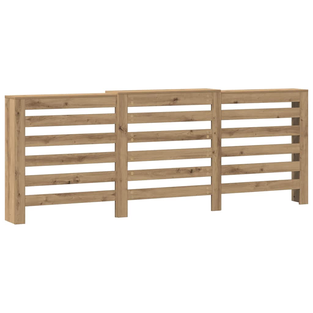 Heizkörperverkleidung Artisan-Eiche 205x21,5x83,5 cm