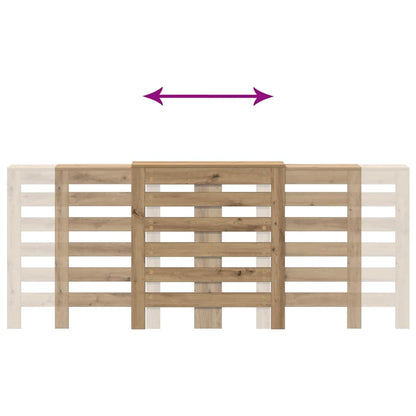 Heizkörperverkleidung Artisan-Eiche 205x21,5x83,5 cm