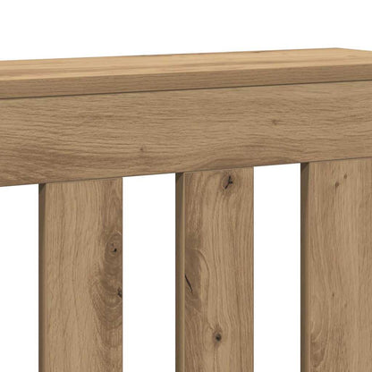 Heizkörperverkleidung Artisan-Eiche 78x20x82 cm Holzwerkstoff