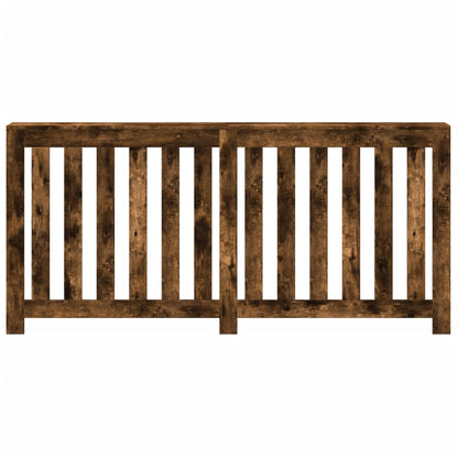 Heizkörperverkleidung Räuchereiche 175x20x82 cm Holzwerkstoff