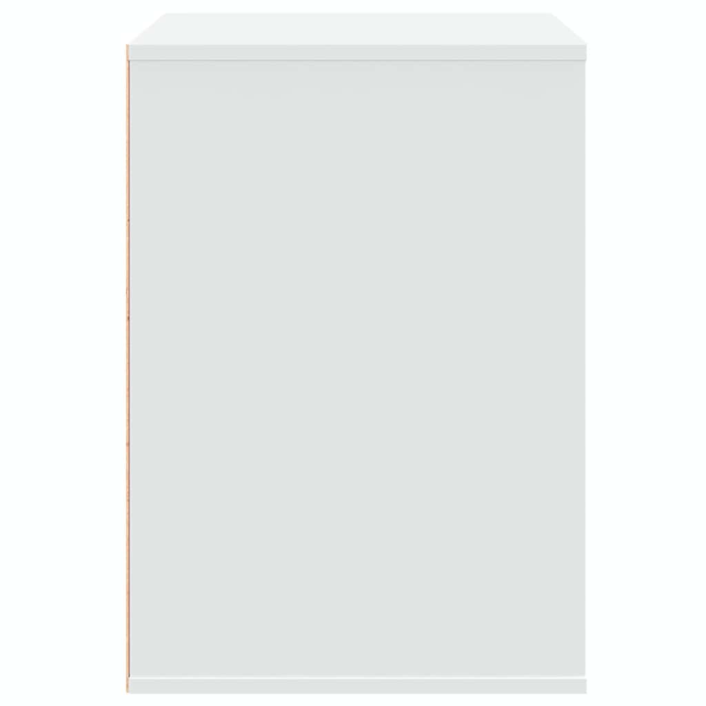 Kommode Weiß 80x41x58 cm Holzwerkstoff