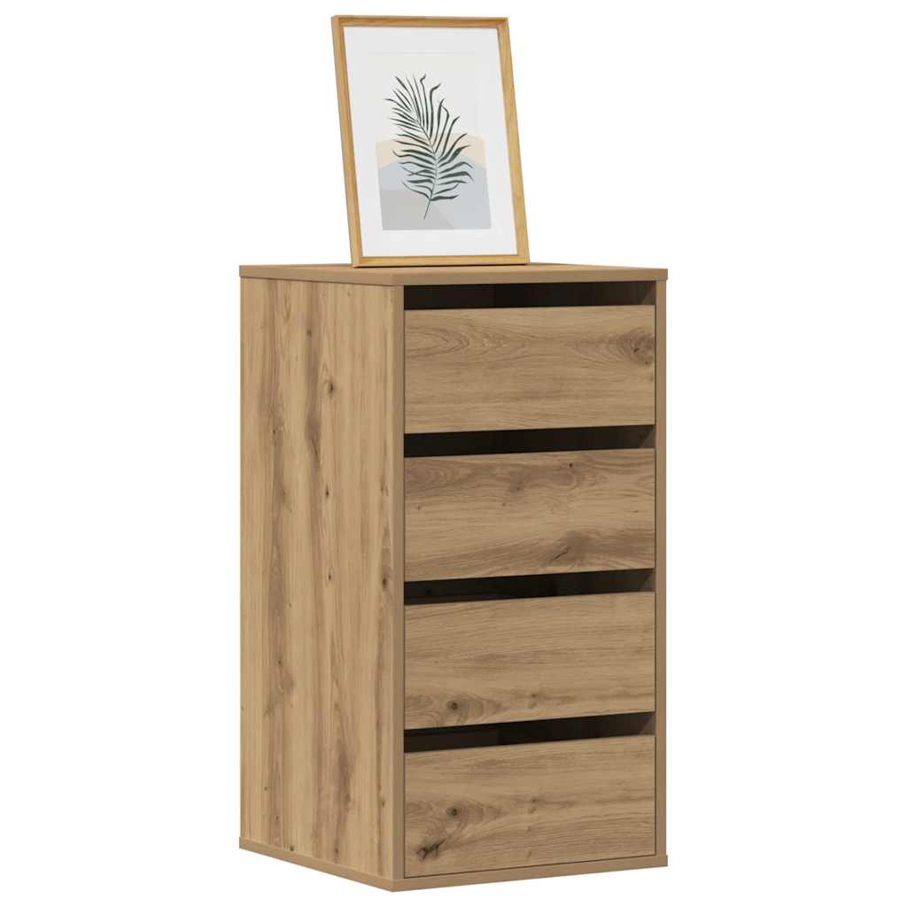 Kommode Artisan-Eiche 40x41x76 cm Holzwerkstoff