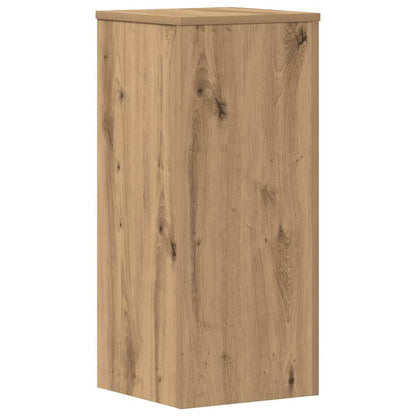 Pflanzenständer 2 Stk. Artisan-Eiche 30x30x70 cm Holzwerkstoff