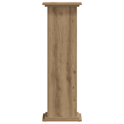 Pflanzenständer Artisan-Eiche 33x33x100 cm Holzwerkstoff
