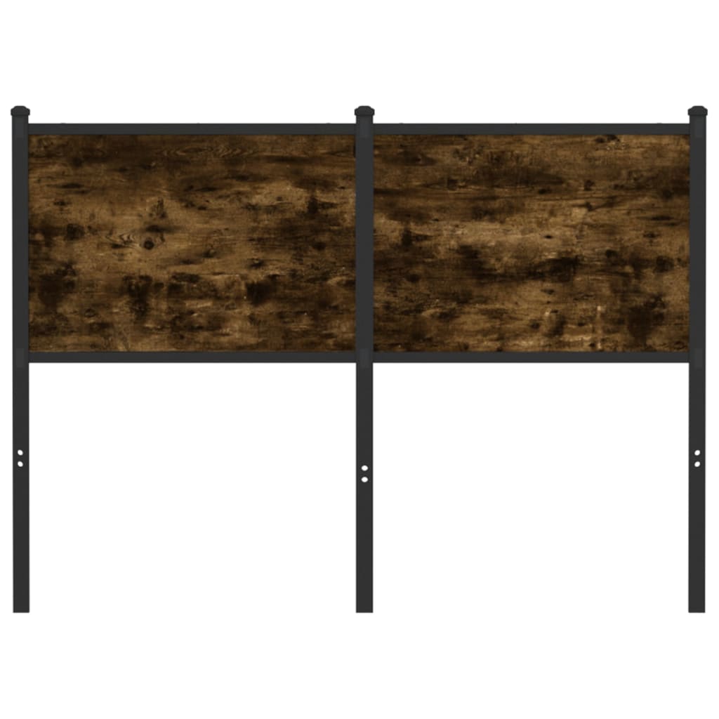 Ersatz-Kopfteil Räuchereiche 120 cm Holzwerkstoff und Stahl