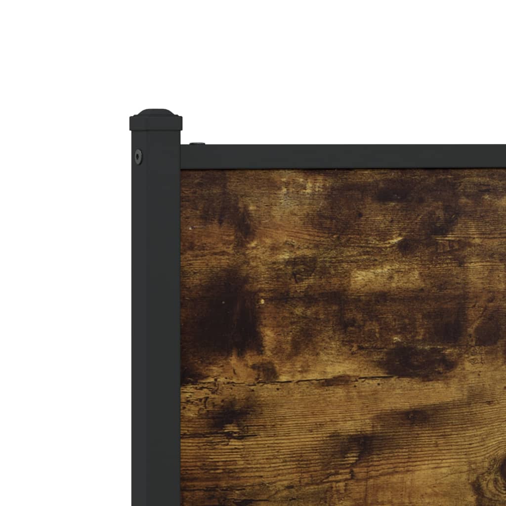 Ersatz-Kopfteil Räuchereiche 150 cm Holzwerkstoff und Stahl