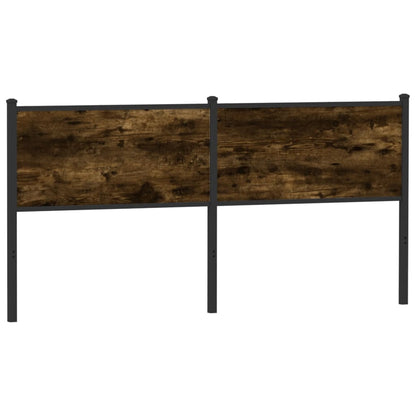 Ersatz-Kopfteil Räuchereiche 180 cm Holzwerkstoff und Stahl