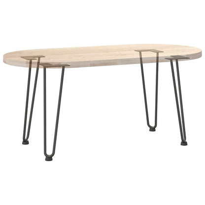 Haarnadelbeine für Couchtisch 4 Stk. Anthrazit 42 cm Massivstahl