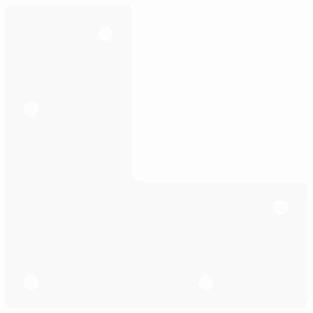 Haarnadelbeine für Couchtisch 4 Stk. Weiß 10 cm Massivstahl