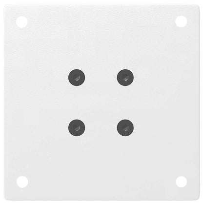 Couchtischbeine 4 Stk. Weiß 30-32 cm Stahl