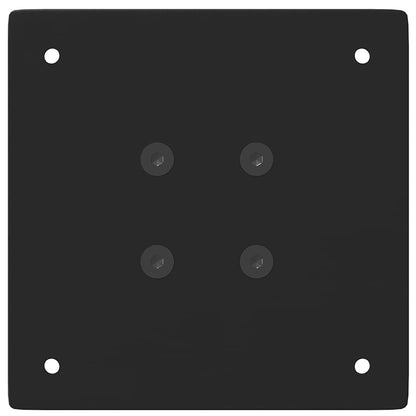 Konsolentischbeine 4 Stk. Schwarz 72-74 cm Stahl