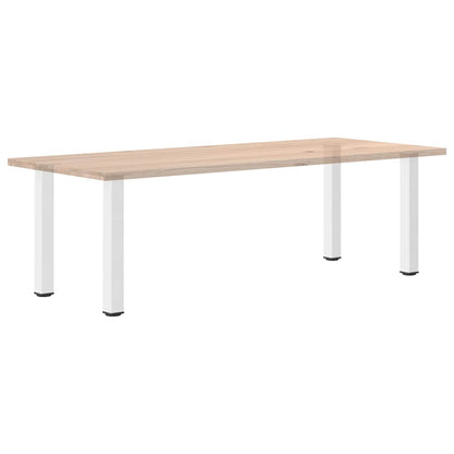 Konsolentischbeine 4 Stk. Weiß 72-74 cm Stahl