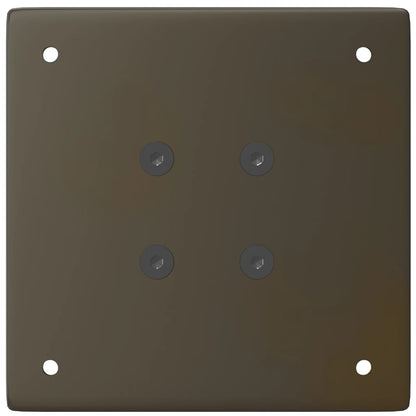 Bartischbeine 4 Stk. Naturstahl 100-102 cm Stahl