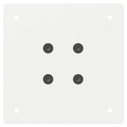 Couchtischbeine 4 Stk. Weiß 42 cm Stahl