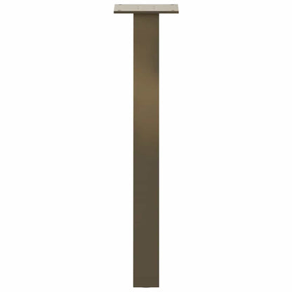 Couchtischbeine 4 Stk. Naturstahl 42 cm Stahl