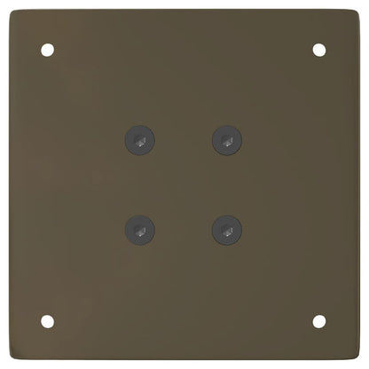 Couchtischbeine 4 Stk. Naturstahl 42 cm Stahl