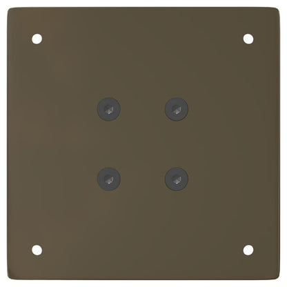 Couchtischbeine 4 Stk. Naturstahl 30 cm Stahl