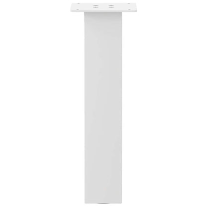 Couchtischbeine 4 Stk. Weiß 42 cm Stahl