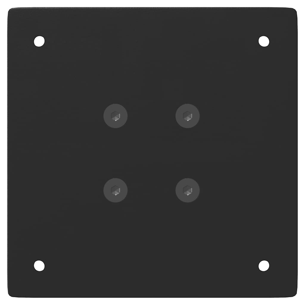 Konsolentischbeine 4 Stk. Schwarz 72 cm Stahl